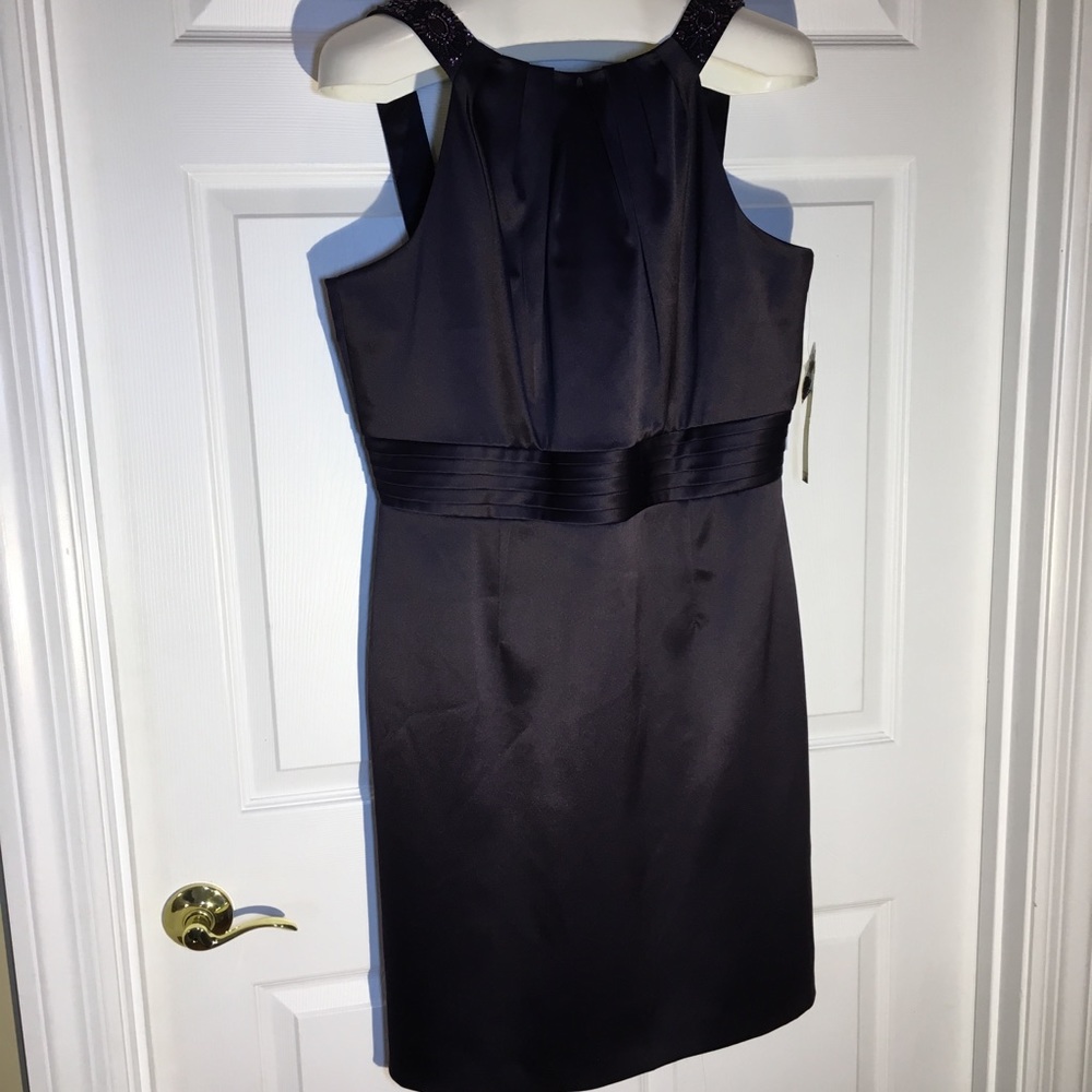 Antonio Melani Formal Dress, Purple, Jewel Straps